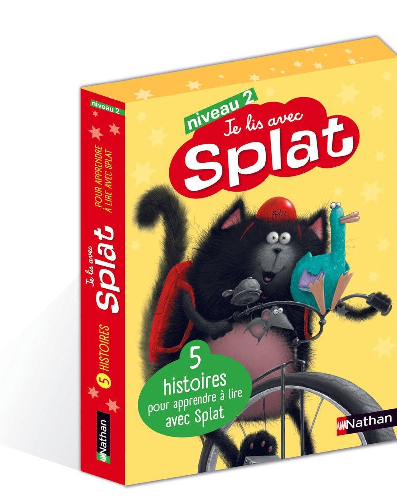 Coffret Je lis avec Splat: niveau 2 - Livres - Boutique LeoLudo - Nathan
