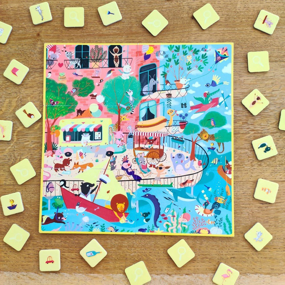 Coffret jeu Cherche et Trouve des animaux - Jeux de société - Boutique LeoLudo - Auzou