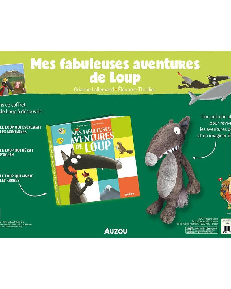 Coffret Mes fabuleuses aventures de Loup - Livres - Boutique LeoLudo - Auzou