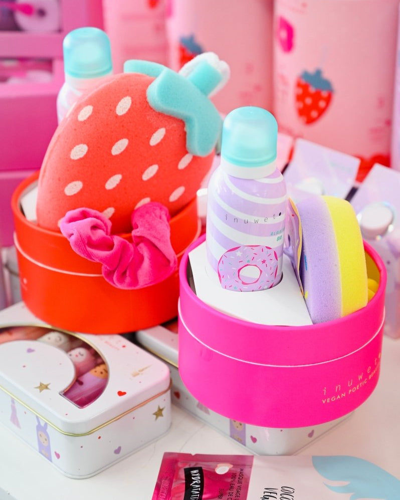 Coffret mousse de douche et accessoires " fun bath box" -Pour le bain- Boutique LeoLudo-inuwet
