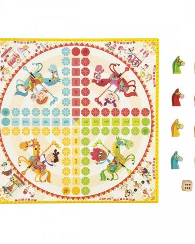 Coffret Multi Jeux Carrousel -Jeux de société- Boutique LeoLudo-Janod