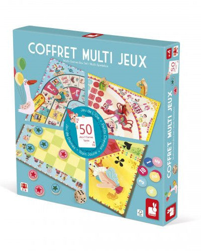 Coffret Multi Jeux Carrousel -Jeux de société- Boutique LeoLudo-Janod