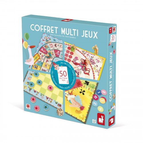 Coffret Multi Jeux Carrousel -Jeux de société- Boutique LeoLudo-Janod