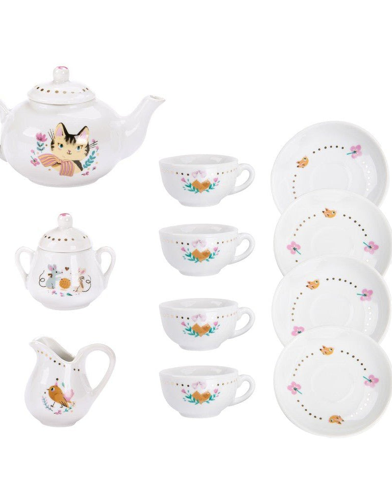 Coffret service à thé en céramique Les Parisiennes - Jouets d'imitation - Boutique LeoLudo - Moulin Roty