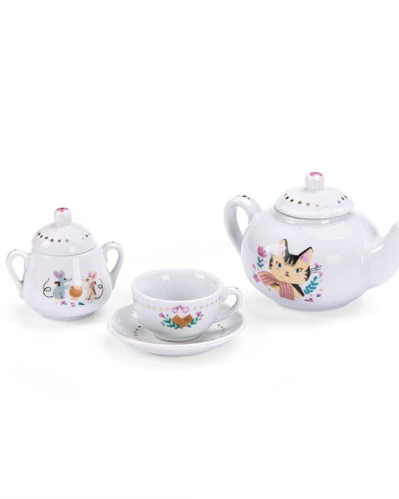 Coffret service à thé en céramique Les Parisiennes - Jouets d'imitation - Boutique LeoLudo - Moulin Roty