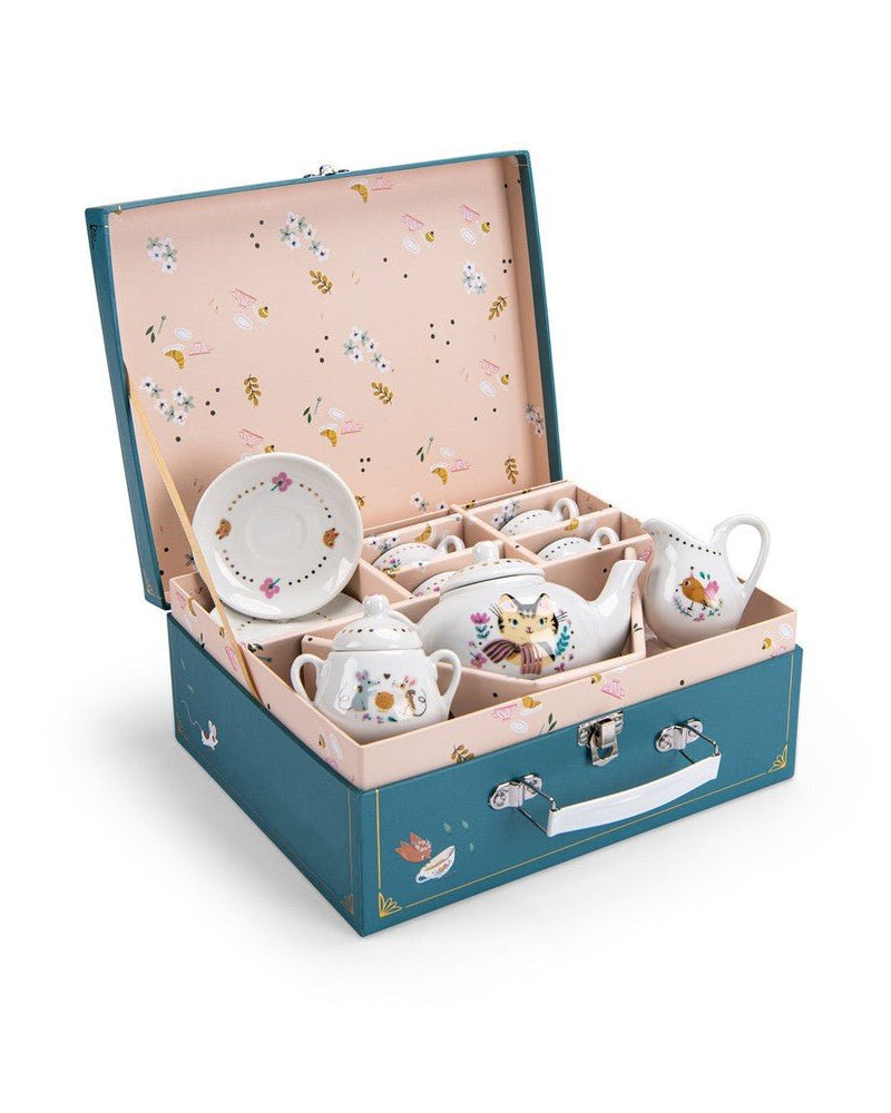 Coffret service à thé en céramique Les Parisiennes - Jouets d'imitation - Boutique LeoLudo - Moulin Roty