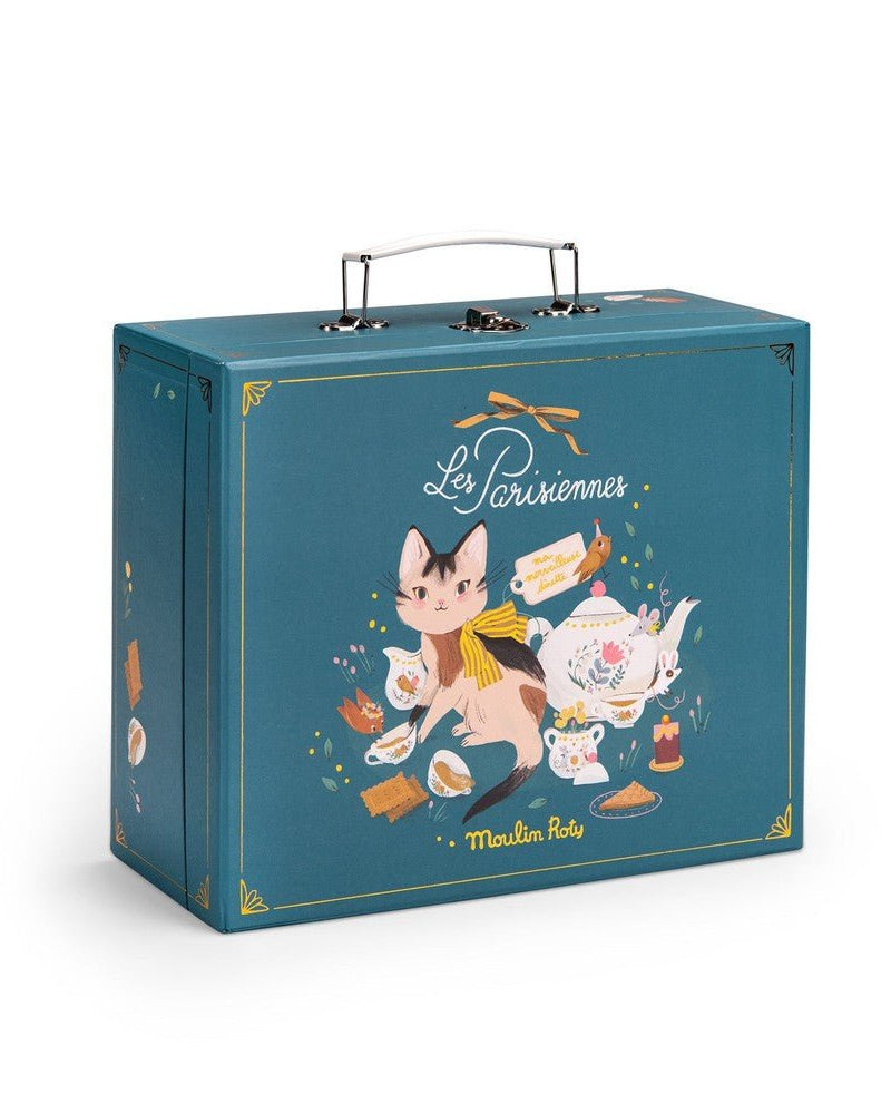 Coffret service à thé en céramique Les Parisiennes - Jouets d'imitation - Boutique LeoLudo - Moulin Roty