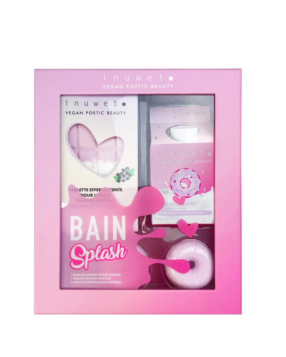 Coffret Splash Fraise – Inuwet - Pour le bain - Boutique LeoLudo - inuwet