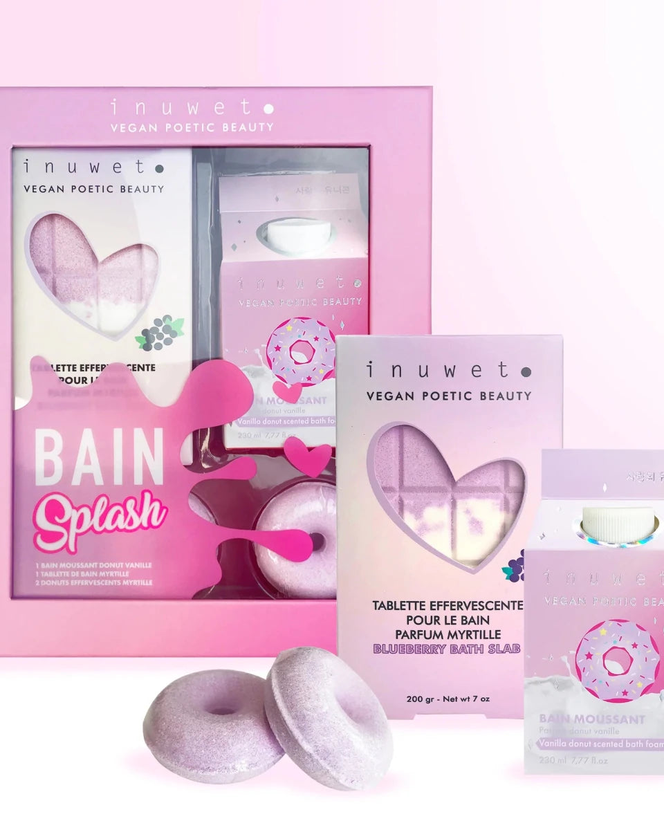 Coffret Splash Fraise – Inuwet - Pour le bain - Boutique LeoLudo - inuwet