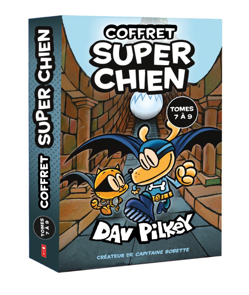 Coffret Super Chien: Tomes 7 à 9 -Livres- Boutique LeoLudo-Scholastic