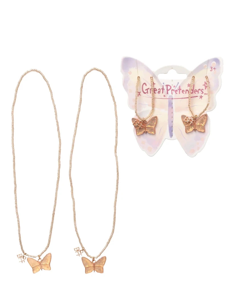 Colliers papillon BFF à partager et à déchirer -Bijoux- Boutique LeoLudo-Great Pretenders