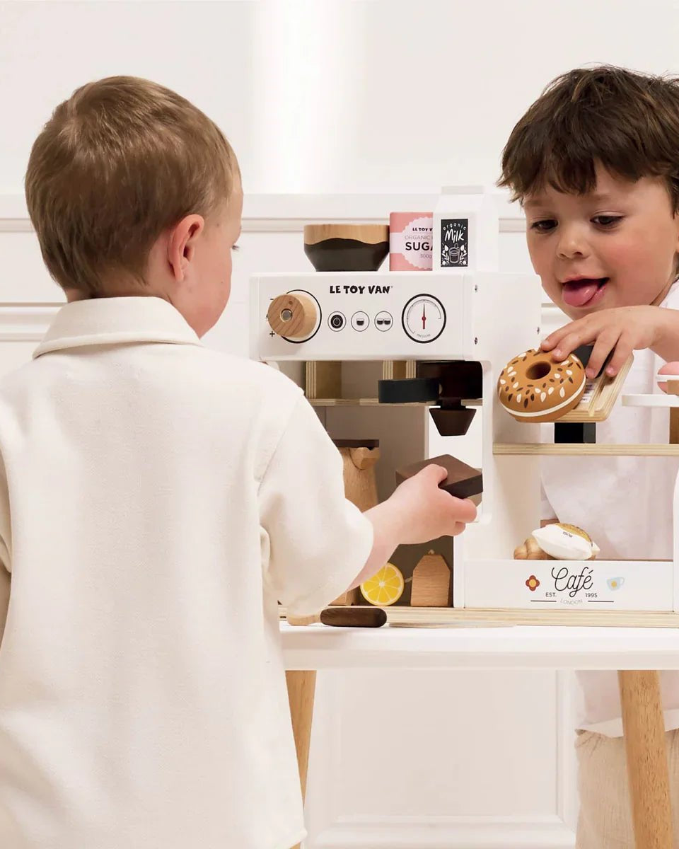 Comptoir café Barista en bois - Jouets d'imitation - Boutique LeoLudo - Le Toy Van
