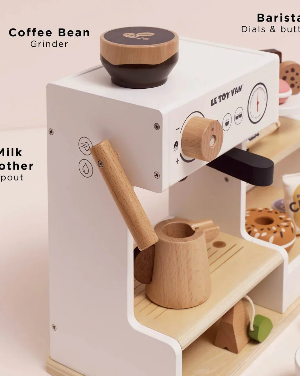 Comptoir café Barista en bois - Jouets d'imitation - Boutique LeoLudo - Le Toy Van