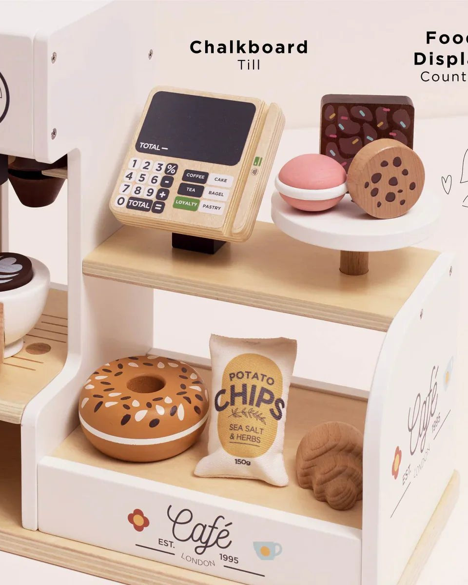 Comptoir café Barista en bois - Jouets d'imitation - Boutique LeoLudo - Le Toy Van