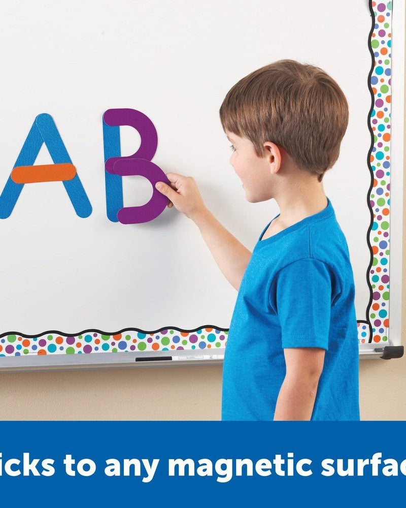 Construction magnétique de lettres géantes (21 pcs) - Jeux éducatifs - Boutique LeoLudo - Learning Resources