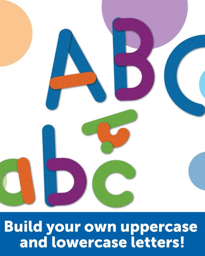 Construction magnétique de lettres géantes (21 pcs) - Jeux éducatifs - Boutique LeoLudo - Learning Resources