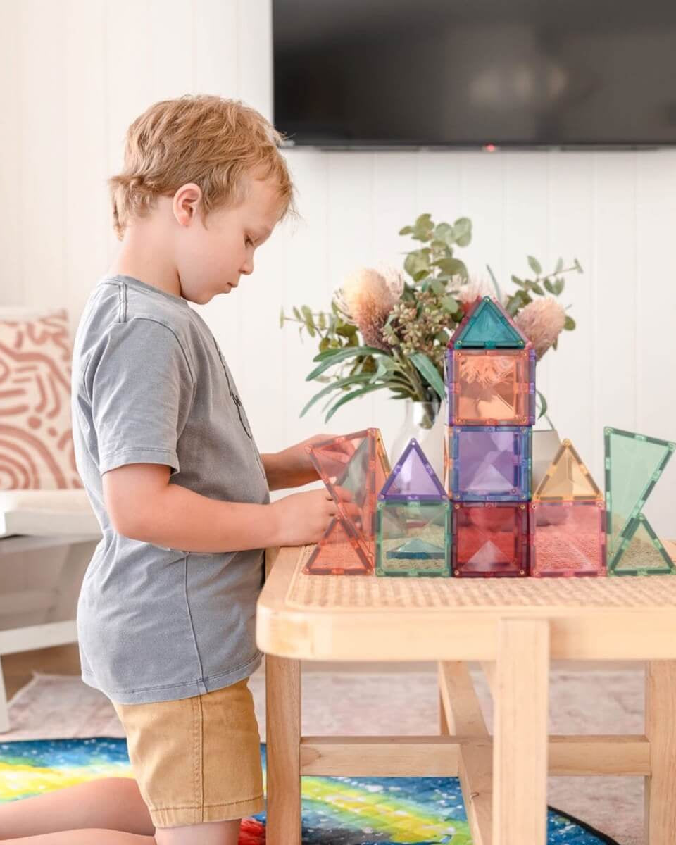 Construction magnétique - Kit de démarrage Pastel (64 pcs) - Jeux de construction - Boutique LeoLudo - Connetix