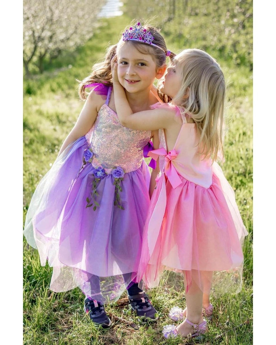Costume de fée à paillettes lila (3 à 6 ans) - Costumes - Boutique LeoLudo - Great Pretenders