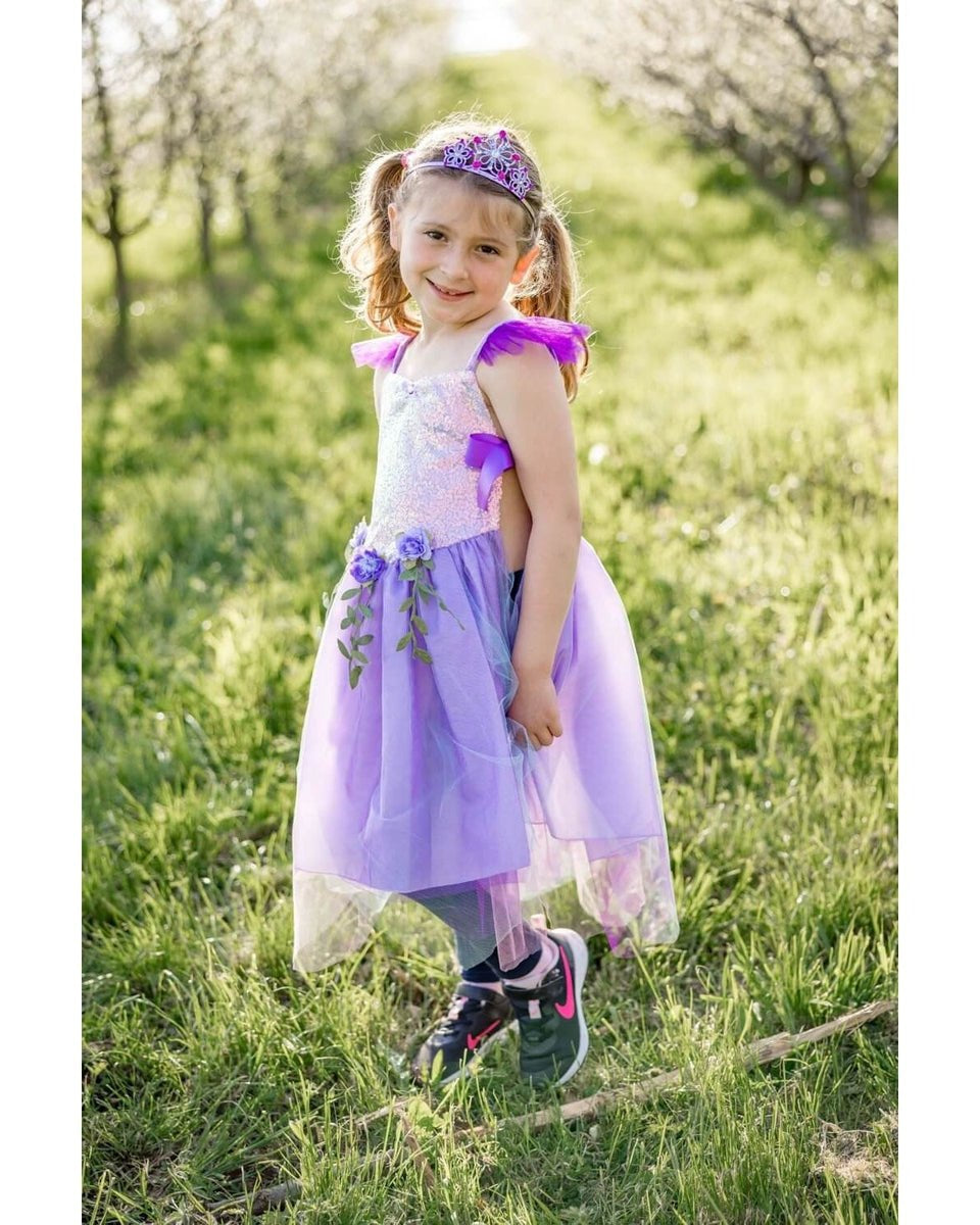 Costume de fée à paillettes lila (3 à 6 ans) - Costumes - Boutique LeoLudo - Great Pretenders