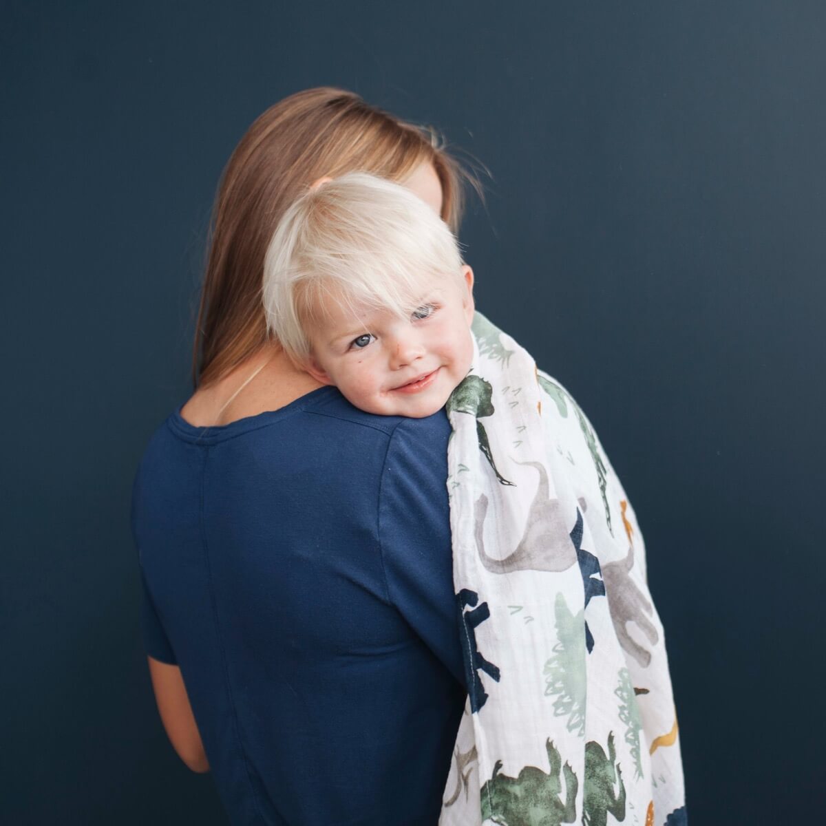 Couverture à langer en mousseline de coton - Dino Friends-Little Unicorn-Boutique LeoLudo