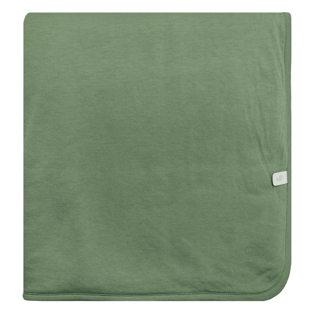 Couverture de bambou unie - Vert chasseur -Couvertures- Boutique LeoLudo-Perlimpinpin