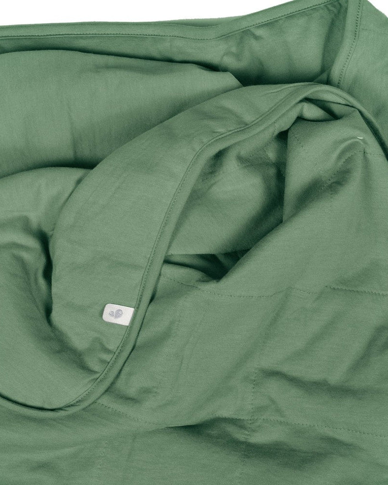Couverture de bambou unie - Vert chasseur -Couvertures- Boutique LeoLudo-Perlimpinpin