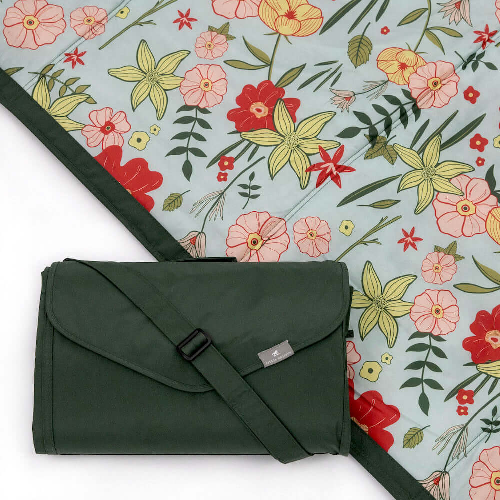 Couverture d'extérieur 5 x 5 pi - Primrose Patch-Little Unicorn-Boutique LeoLudo