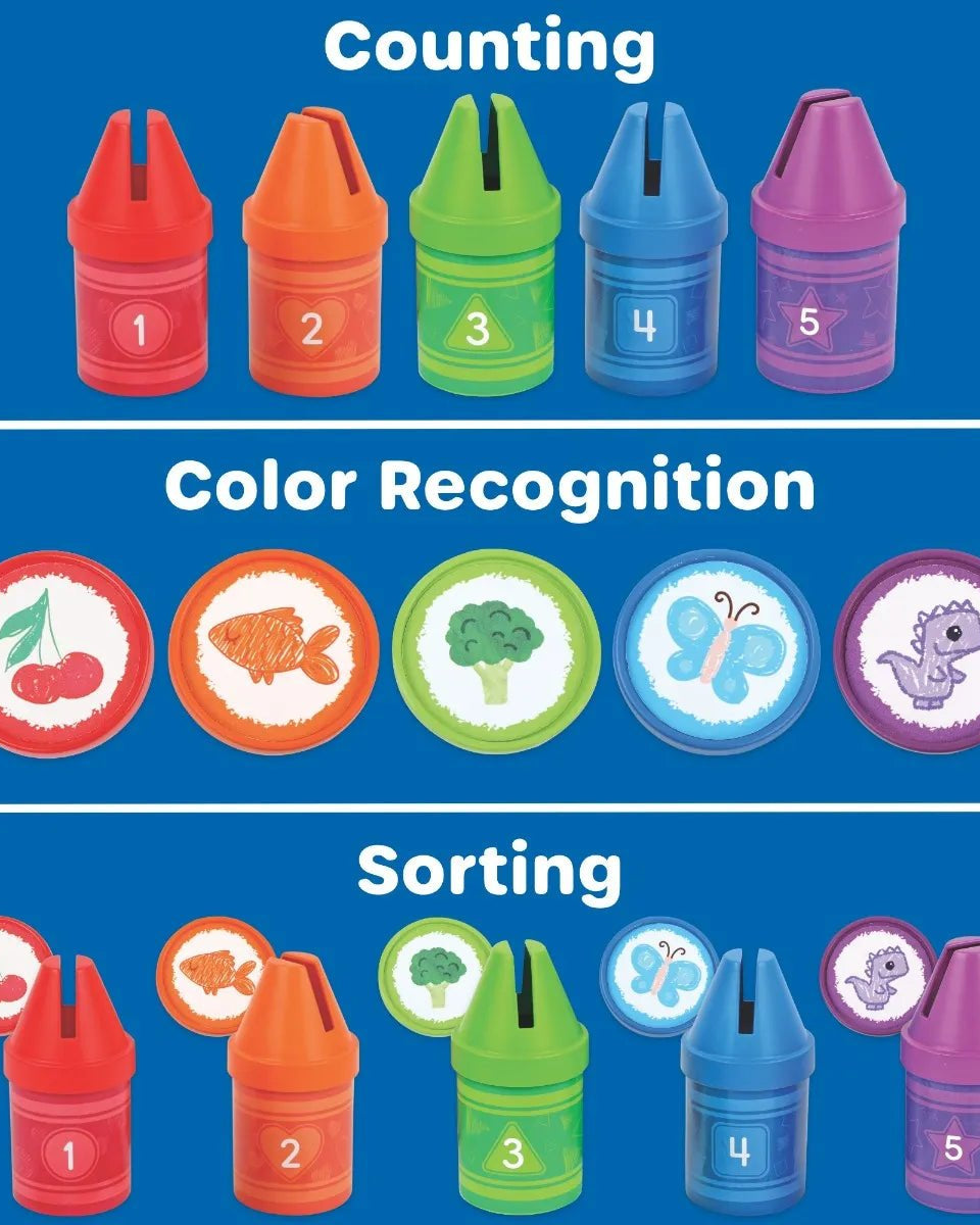 Crayons à compter -Jeux éducatifs- Boutique LeoLudo-Learning Resources