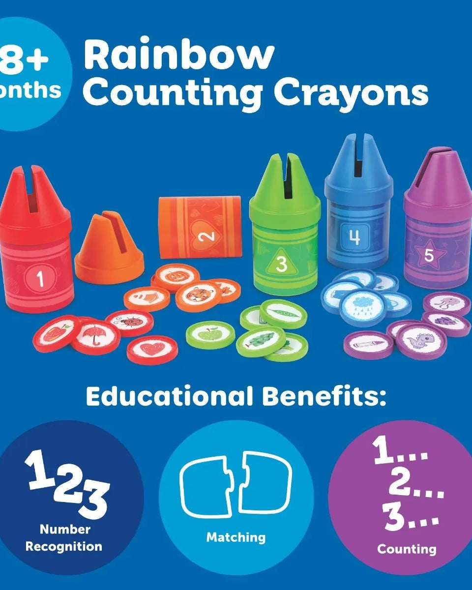 Crayons à compter -Jeux éducatifs- Boutique LeoLudo-Learning Resources