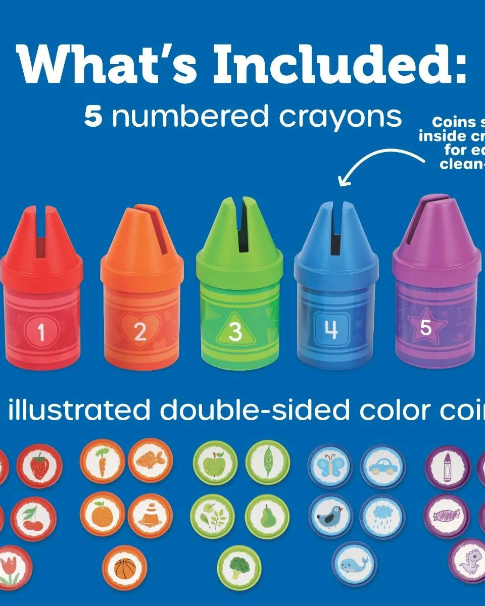Crayons à compter -Jeux éducatifs- Boutique LeoLudo-Learning Resources