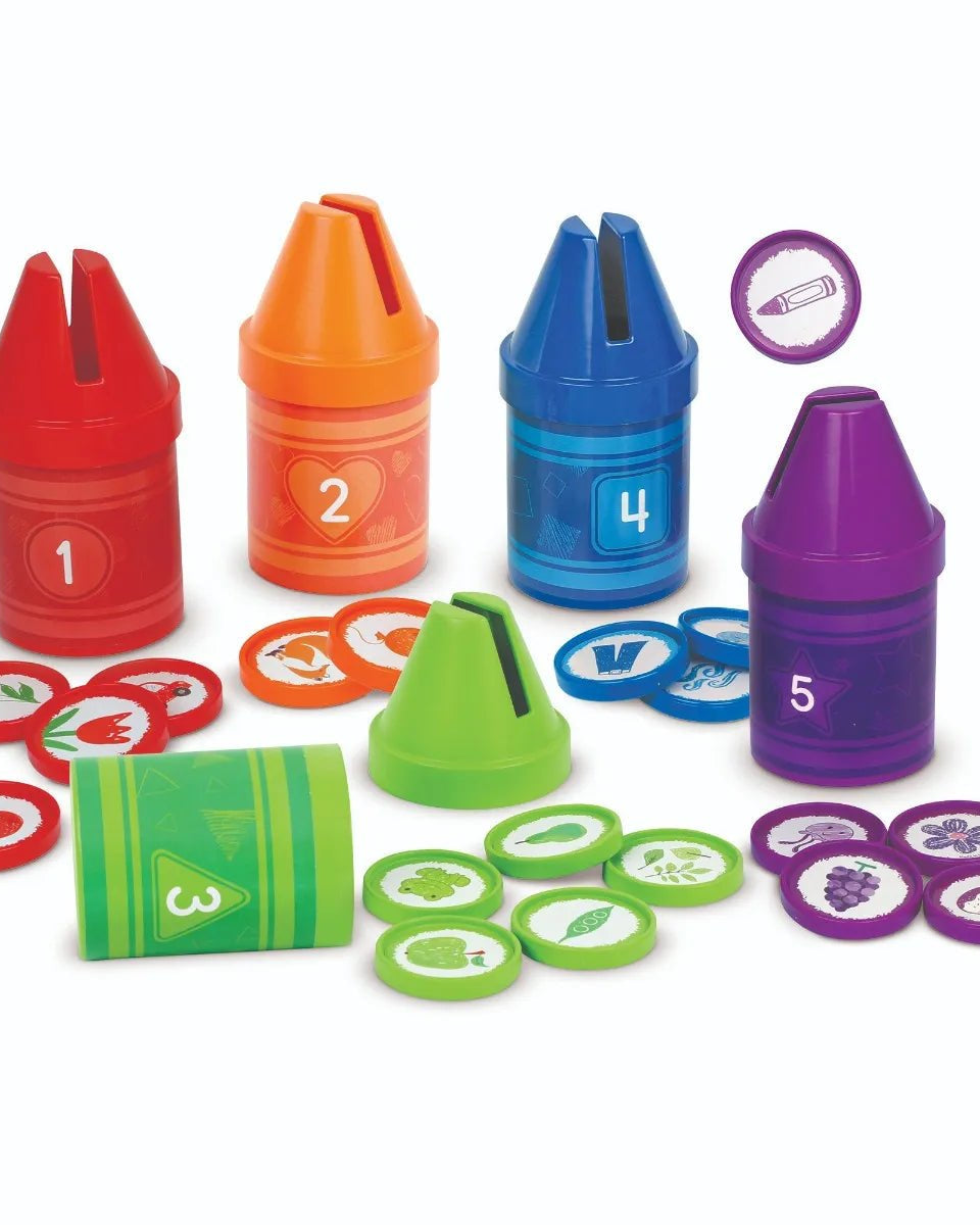 Crayons à compter -Jeux éducatifs- Boutique LeoLudo-Learning Resources