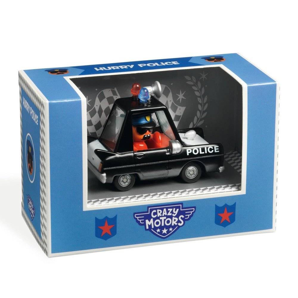 Crazy Motors - Hurry Police - Véhicules de jeu - Boutique LeoLudo - Djeco