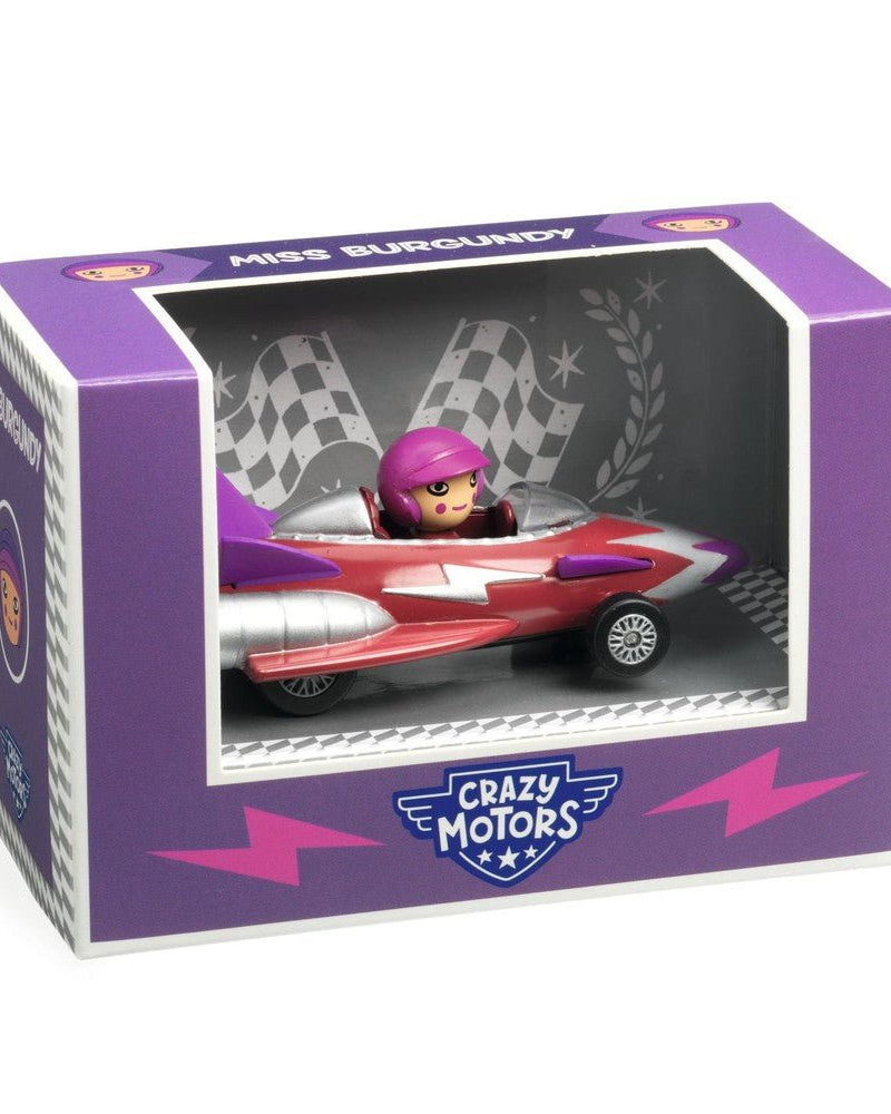 Crazy Motors - Miss Burgundy - Véhicules de jeu - Boutique LeoLudo - Djeco