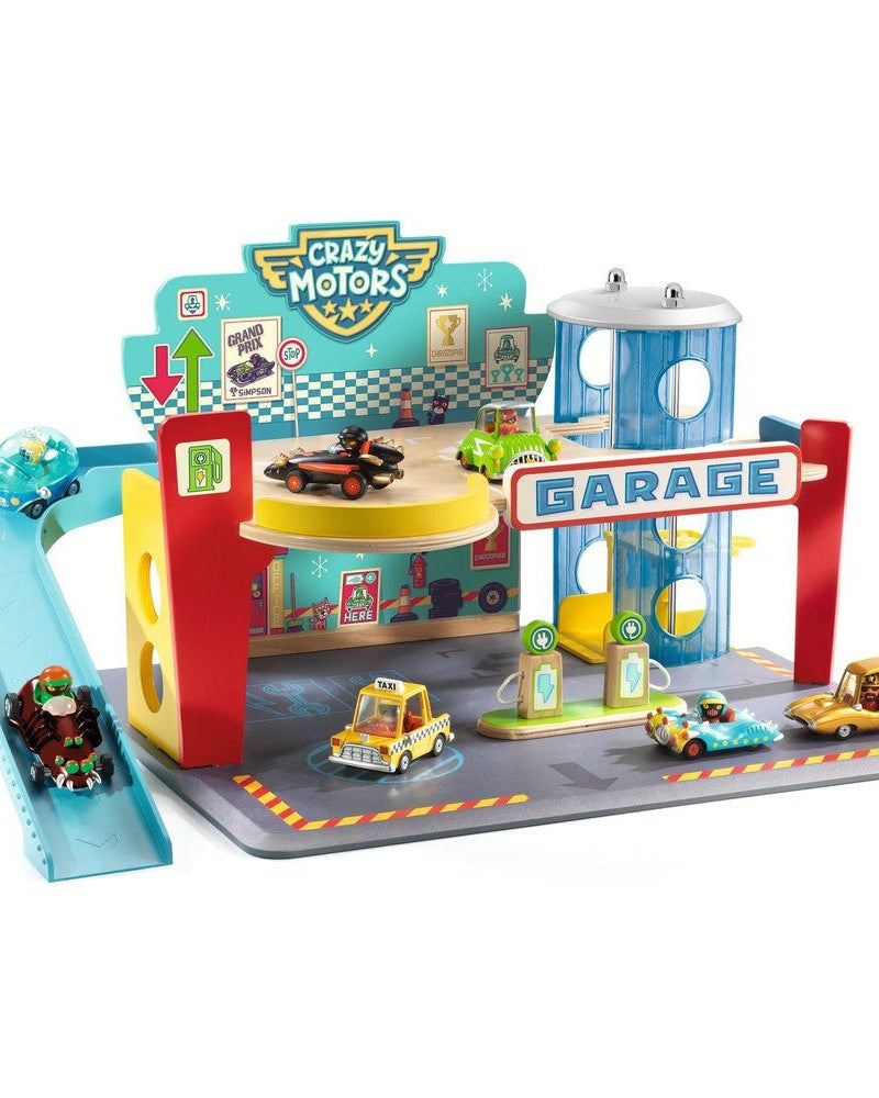 Crazy Motors - Votre Garage Auto Insolite Ensembles de jeu- Boutique LeoLudo