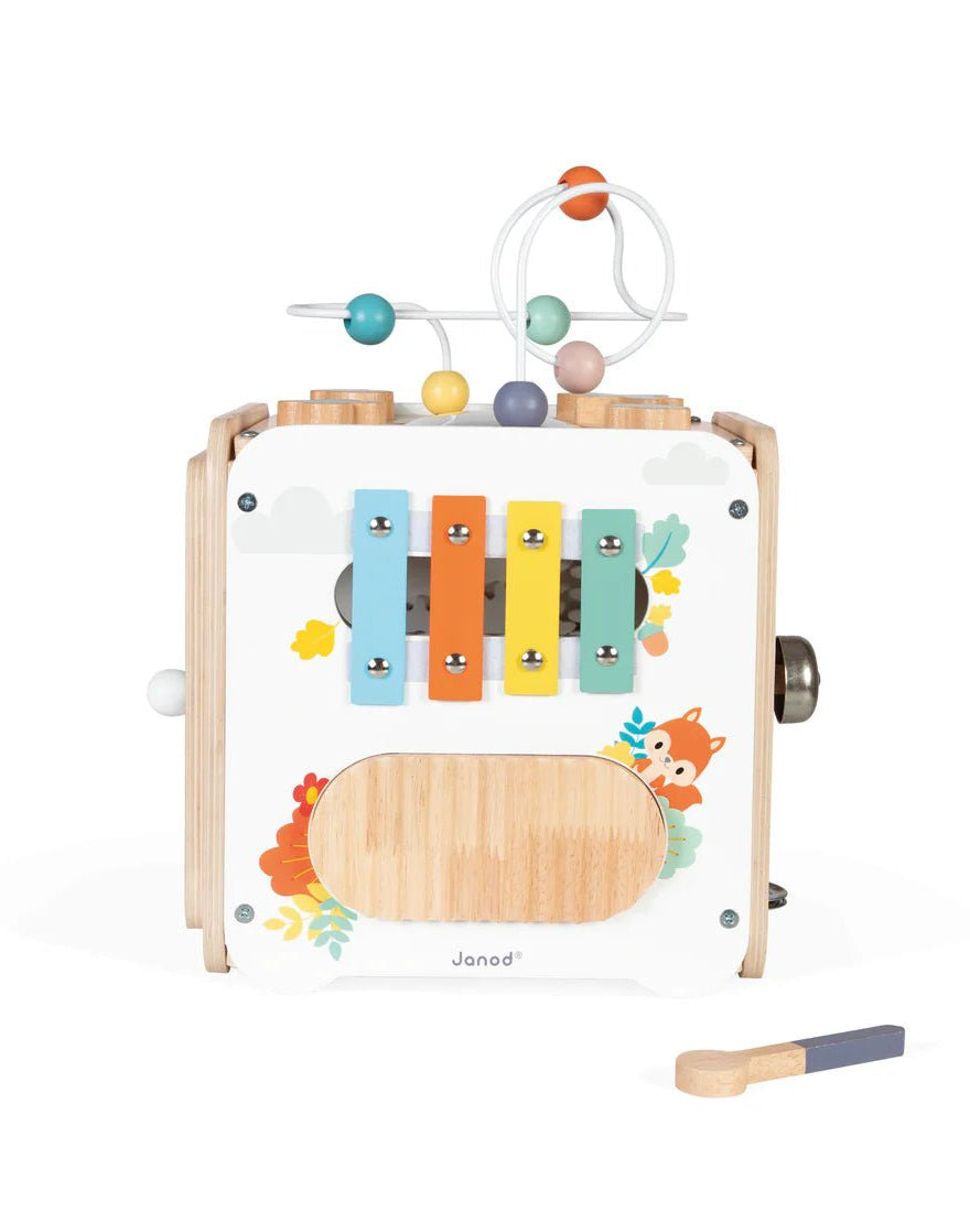 Cube multi - activités Pure - Jouets d'éveil - Boutique LeoLudo - Janod