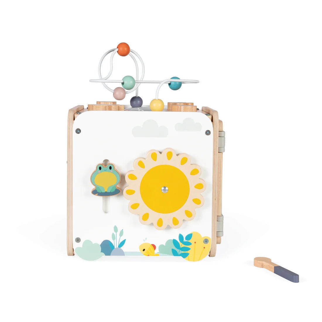 Cube multi - activités Pure - Jouets d'éveil - Boutique LeoLudo - Janod