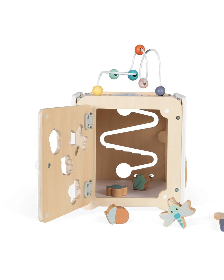Cube multi - activités Pure - Jouets d'éveil - Boutique LeoLudo - Janod
