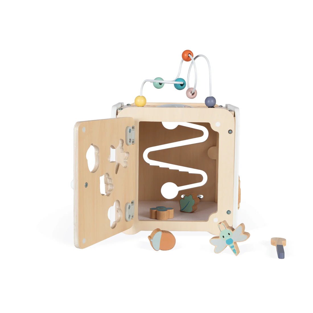 Cube multi - activités Pure - Jouets d'éveil - Boutique LeoLudo - Janod