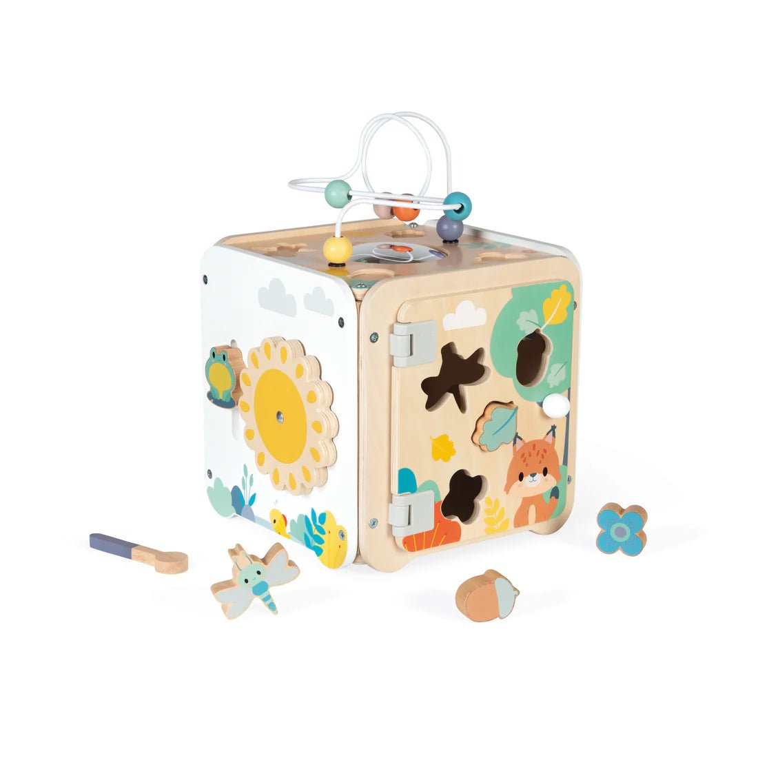 Cube multi - activités Pure - Jouets d'éveil - Boutique LeoLudo - Janod
