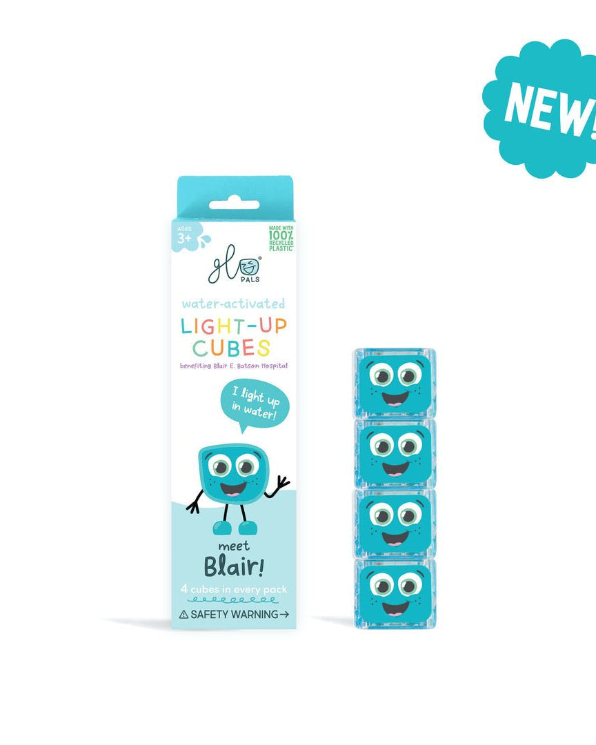 Cubes lumineux pour le bain Glo Pals (paquet de 4)Jouets de bain# - Boutique LeoLudo