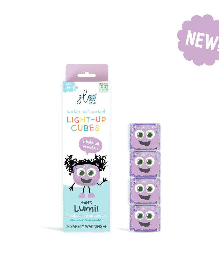 Cubes lumineux pour le bain Glo Pals (paquet de 4)Jouets de bain# - Boutique LeoLudo