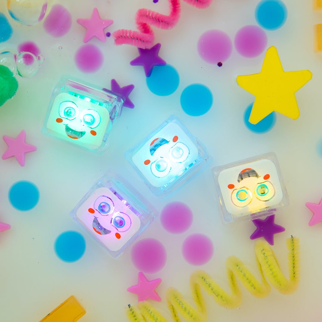 Cubes lumineux pour le bain Glo Pals (paquet de 4)Jouets de bain# - Boutique LeoLudo