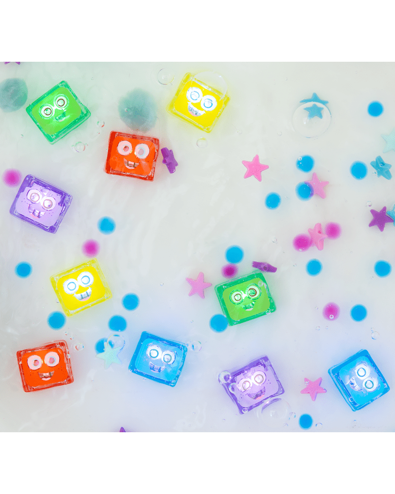 Cubes lumineux pour le bain Glo Pals (paquet de 4)Jouets de bain# - Boutique LeoLudo