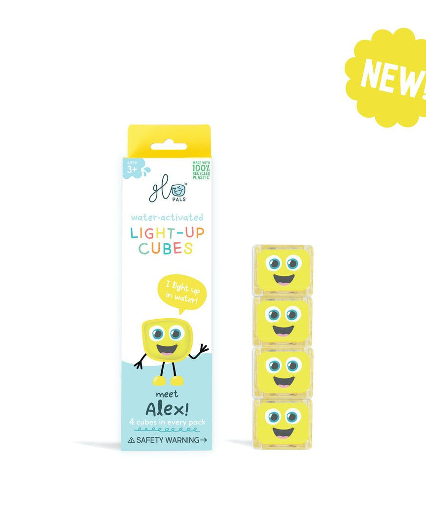 Cubes lumineux pour le bain Glo Pals (paquet de 4)Jouets de bain# - Boutique LeoLudo