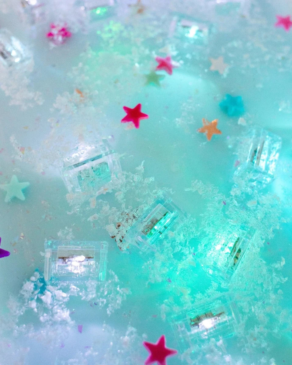 Cubes lumineux thématique pour le bain Glo Pals (paquet de 6) - Jouets de bain - Boutique LeoLudo - Glo Pals