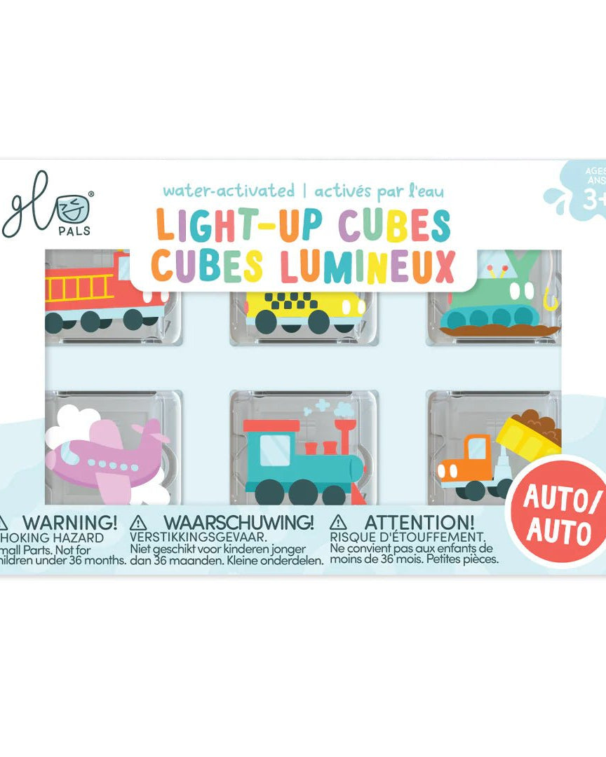 Cubes lumineux thématique pour le bain Glo Pals (paquet de 6) - Jouets de bain - Boutique LeoLudo - Glo Pals