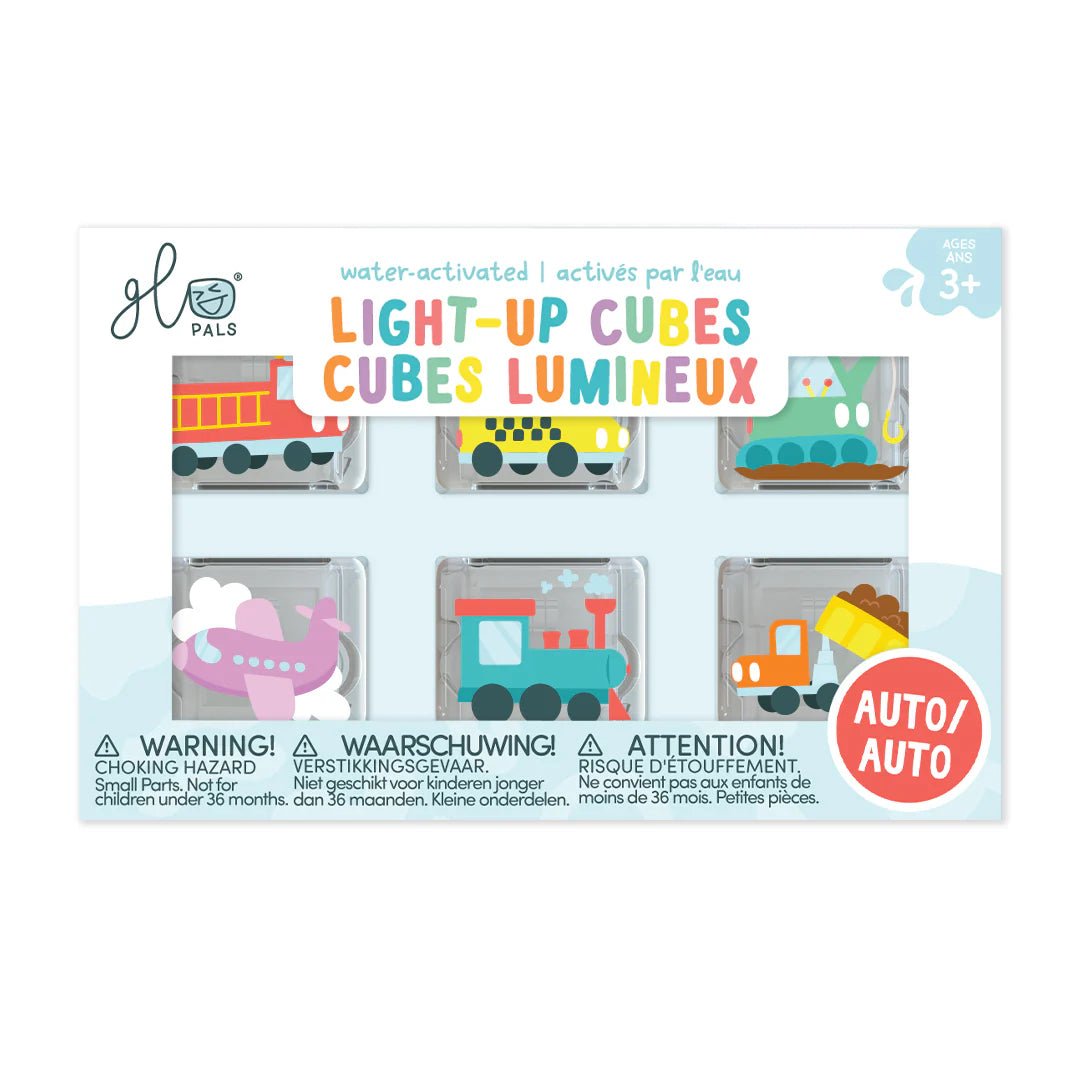 Cubes lumineux thématique pour le bain Glo Pals (paquet de 6) - Jouets de bain - Boutique LeoLudo - Glo Pals