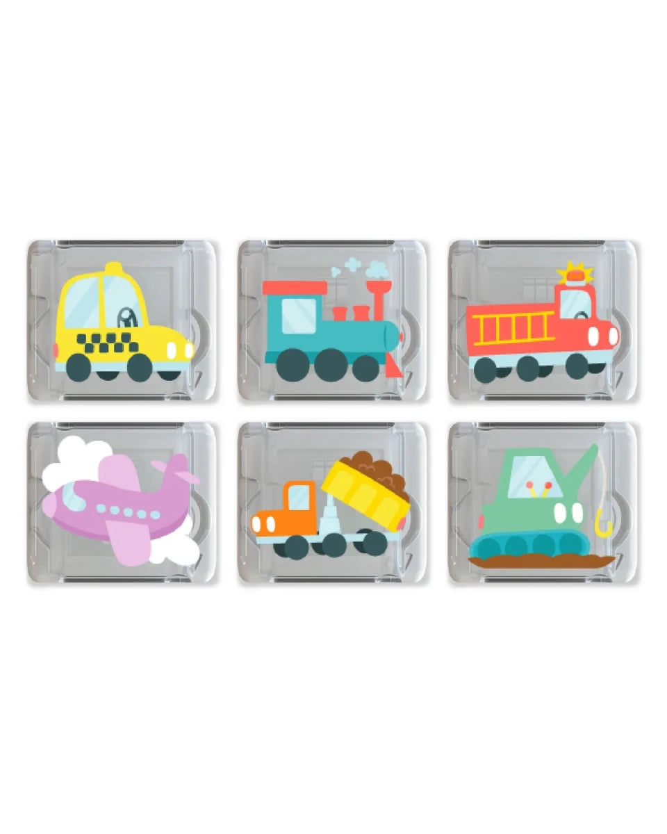 Cubes lumineux thématique pour le bain Glo Pals (paquet de 6) - Jouets de bain - Boutique LeoLudo - Glo Pals
