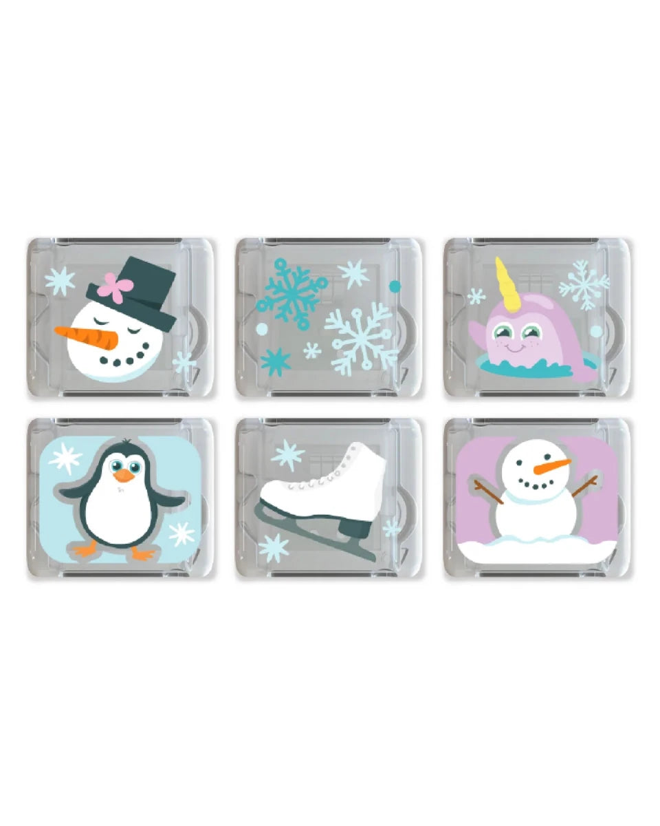 Cubes lumineux thématique pour le bain Glo Pals (paquet de 6) - Jouets de bain - Boutique LeoLudo - Glo Pals