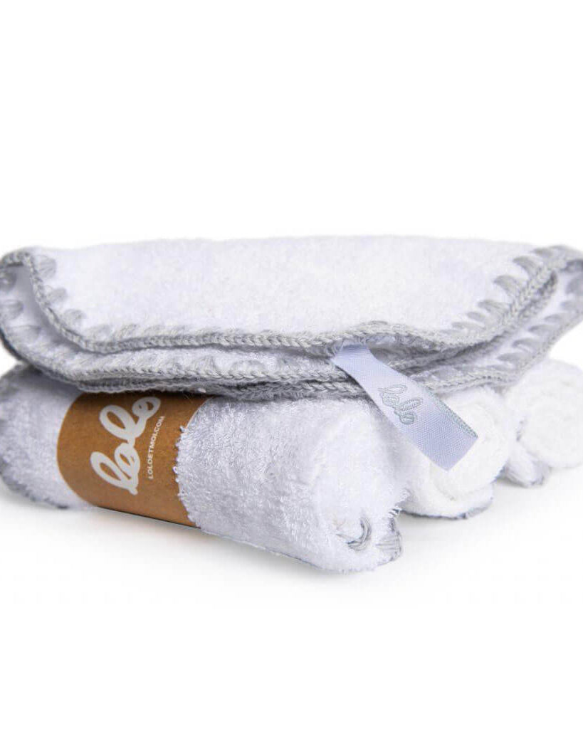 Débarbouillette en bambou et coton bioServiettes - Boutique LeoLudo